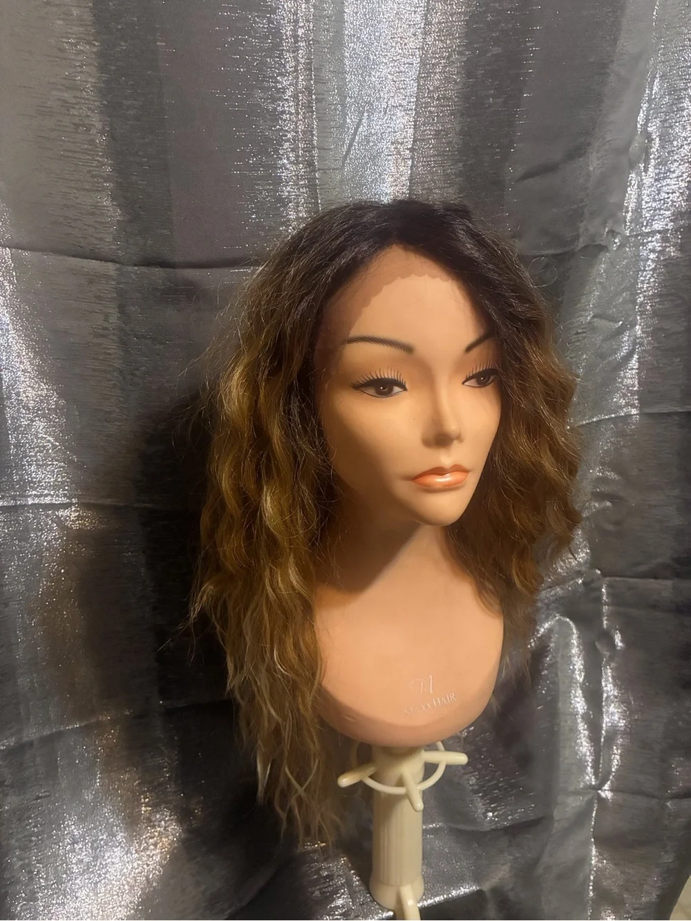 Natural Wave Brown Ombre Women’s Wig - Unbranded